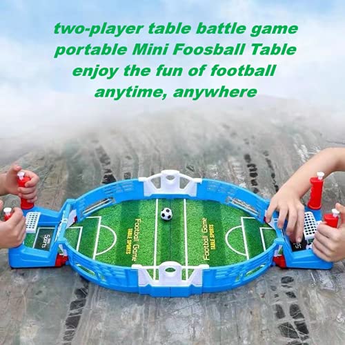 Foosball Tables, Mini Tabletop Football Game Set Soccer Tabletops Competition Sports Games, Tabletop Slingshot Games Toys, Desktop Sport Board Game For Family Game Night Fun (Large(22X11X4.5In)) #TOP4
