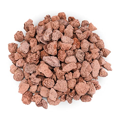 Image of Onlyfire 10Lbs Red Lava Rock for Fire Pit /Fireplace /Gas Grill /Landscaping