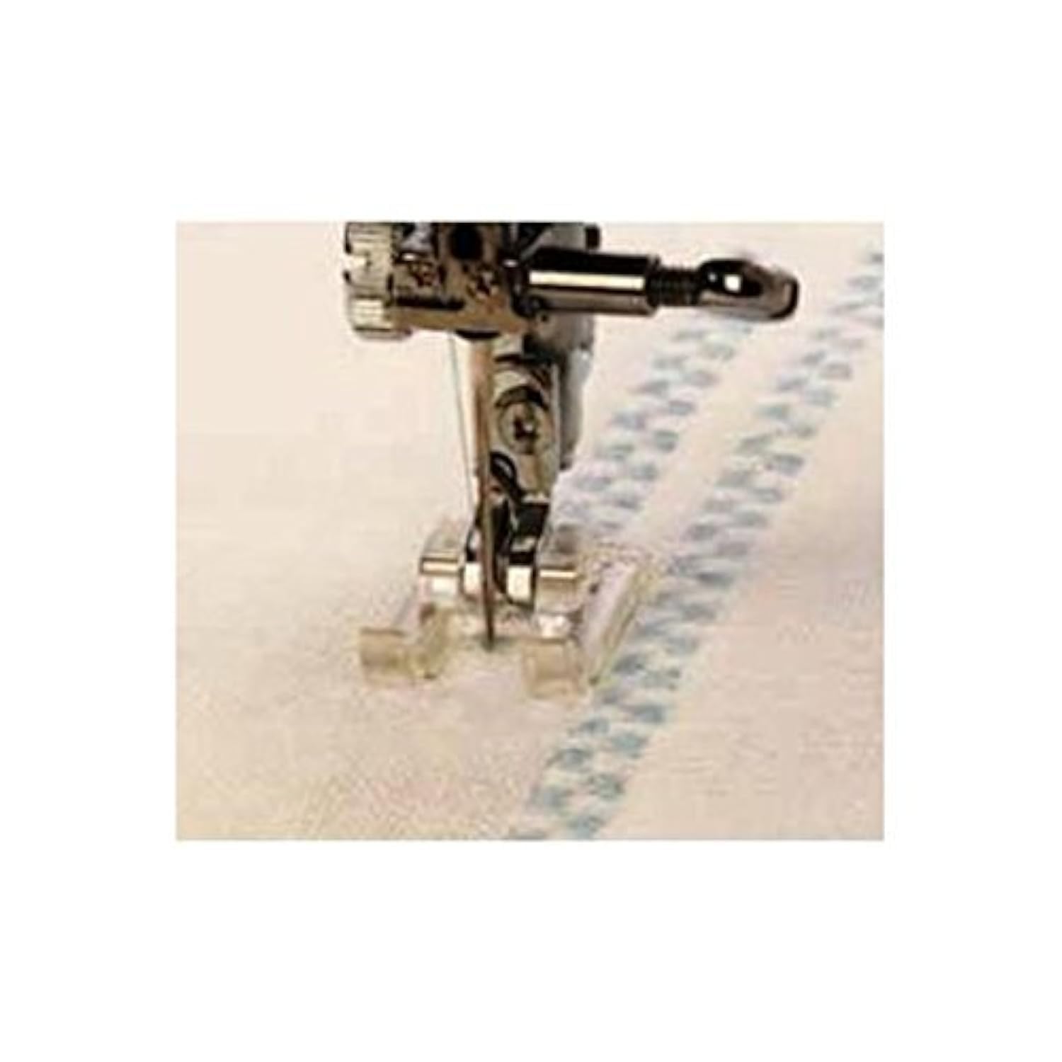 Janome White Open Toe Satin Stitch Foot (Lepazc350) For 9Mm Machines