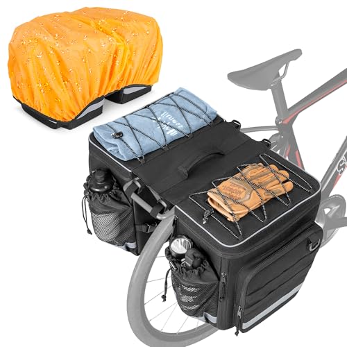 Marscamd 50L Bike Panniers with a Rain Cover