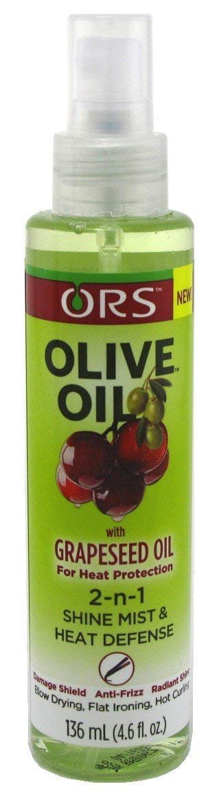 ORS 2-in1 SHINE MIST & HEAT DEFENSE GRAPESEED OIL 4.6 OZ