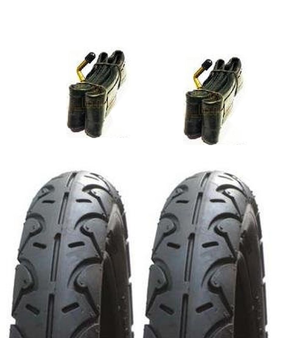 2 x Pram Tyres & 2 x Tubes 12 1/2 X 2 1/4 (57-203) pushchair stroller scooter