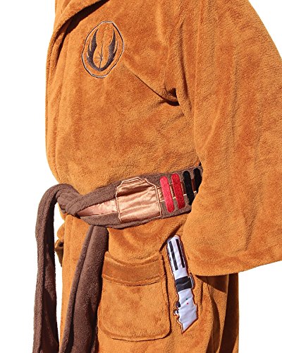 Star Wars Jedi Master Hooded Bathrobe For Adults | Big And Tall Xxxl #TOP4