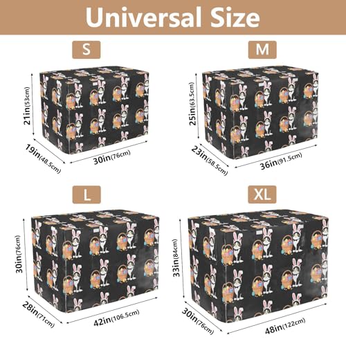 Housse de cage pour chien taille M avec double fermeture éclair noire