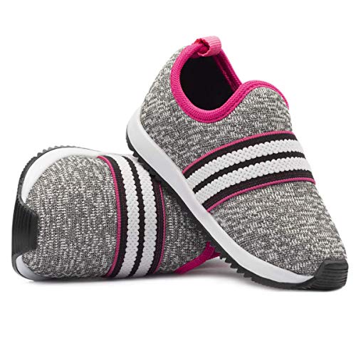 Tênis Jogging Infantil Casual Menina 55 (26, Cinza)