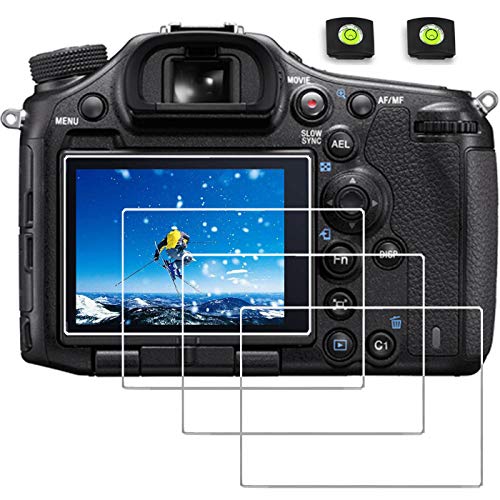 Screen Protector for Sony A99 Mark ii A77 mark ii A7R Mark ii A7RII Sony RX100 MARK III IV V,debous Anti-finger Optical Tempered Glass Hard Protective shield film (2pack)