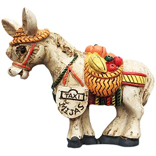 Imán para nevera 3D de Burro de Mijas Málaga España