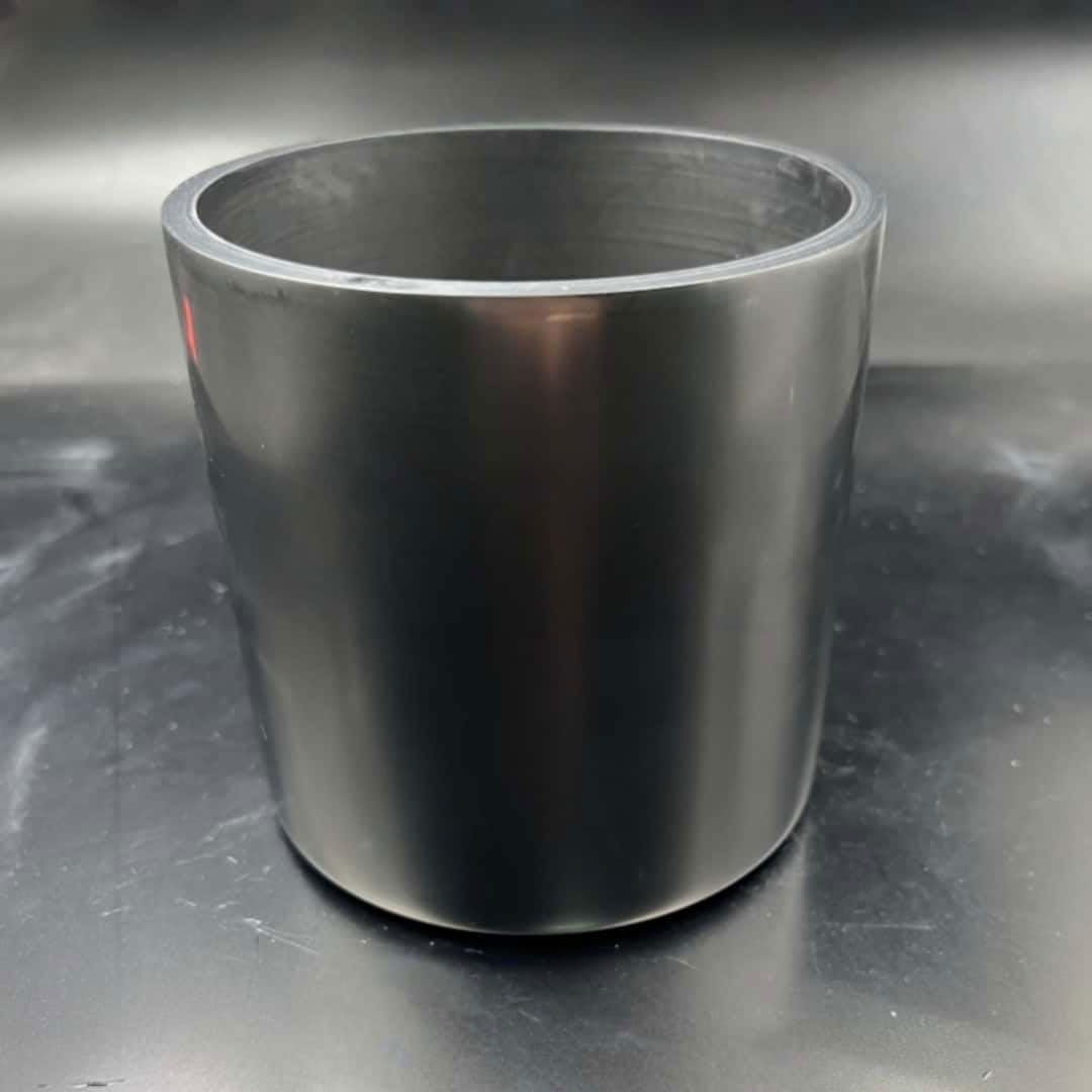 Crisoles de tubo recto de grafito de alta pureza: material de grafito resistente a altas temperaturas de 3000 ℃, 1 unidad(65x80mm)