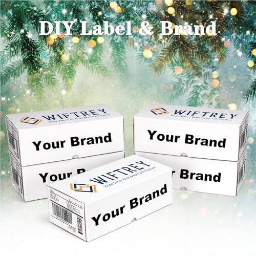 Image of WIFTREY 12x6x4 White Shipping Boxes Set of 20, Small Corrugated Cardboard Mailer Box 12 x 6 x 4 for Packaging Small Business