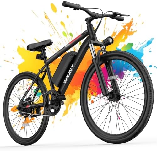 WERHY Electric Bike for Adults, 20 MPH Max Speed Ebike, 1000W Peak Motor, 26