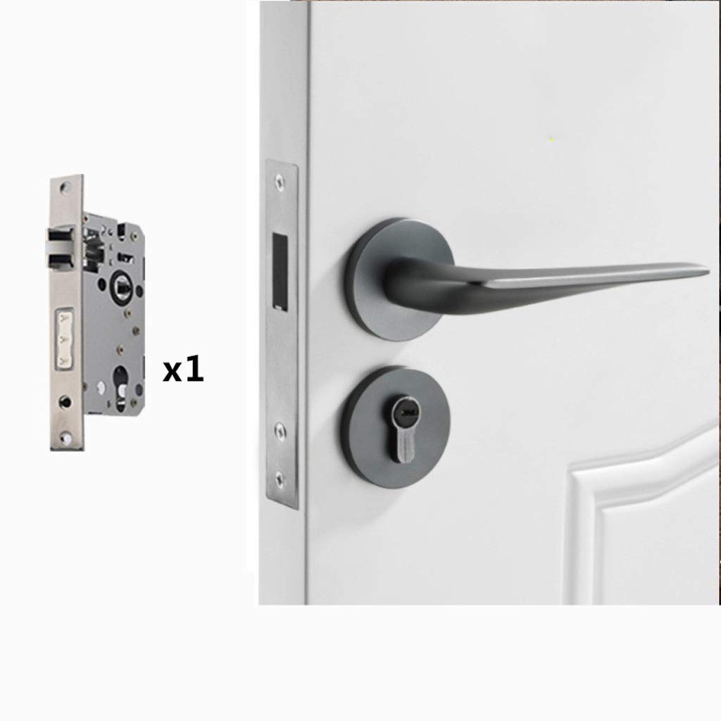 Quincaillerie de porte en alliage d'aluminium européen style 1 pour design moderne