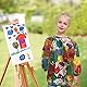 FAMIDIQGO Art Smock For Kids Waterproof Artist Painting Smocks Toddler Painting Apron with Pocket for Girl Boy Painting Baking