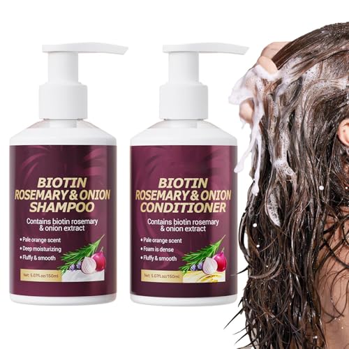 Coffret de Shampoing et d'Après-Shampoing - Lavage Naturel Au Réparateur | Shampooing Et Après-Shampooing Pour Cheveux - Pour Hommes Aux Cheveux Bouclés Et Secs Soin Du Cuir Chevelu Format Voyage
