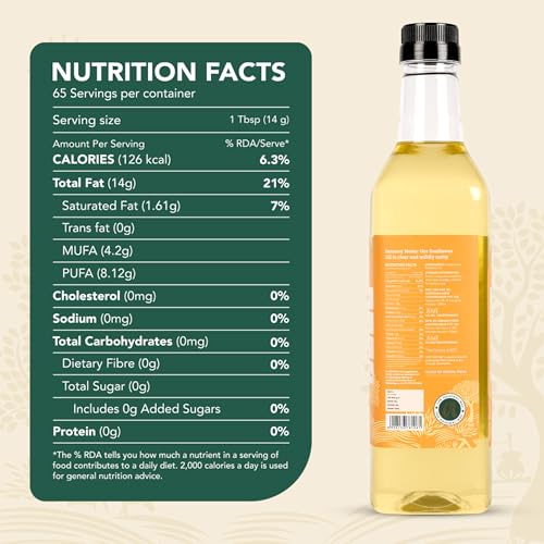 Image of Anveshan Wood Pressed Sunflower Oil 1L | Plastic Bottle | Kolhu /Chekku | Extracted on Wooden Churner | Natural | Chemical-Free | Cold Pressed Sunflower Oil for Cooking (Pack of 2)