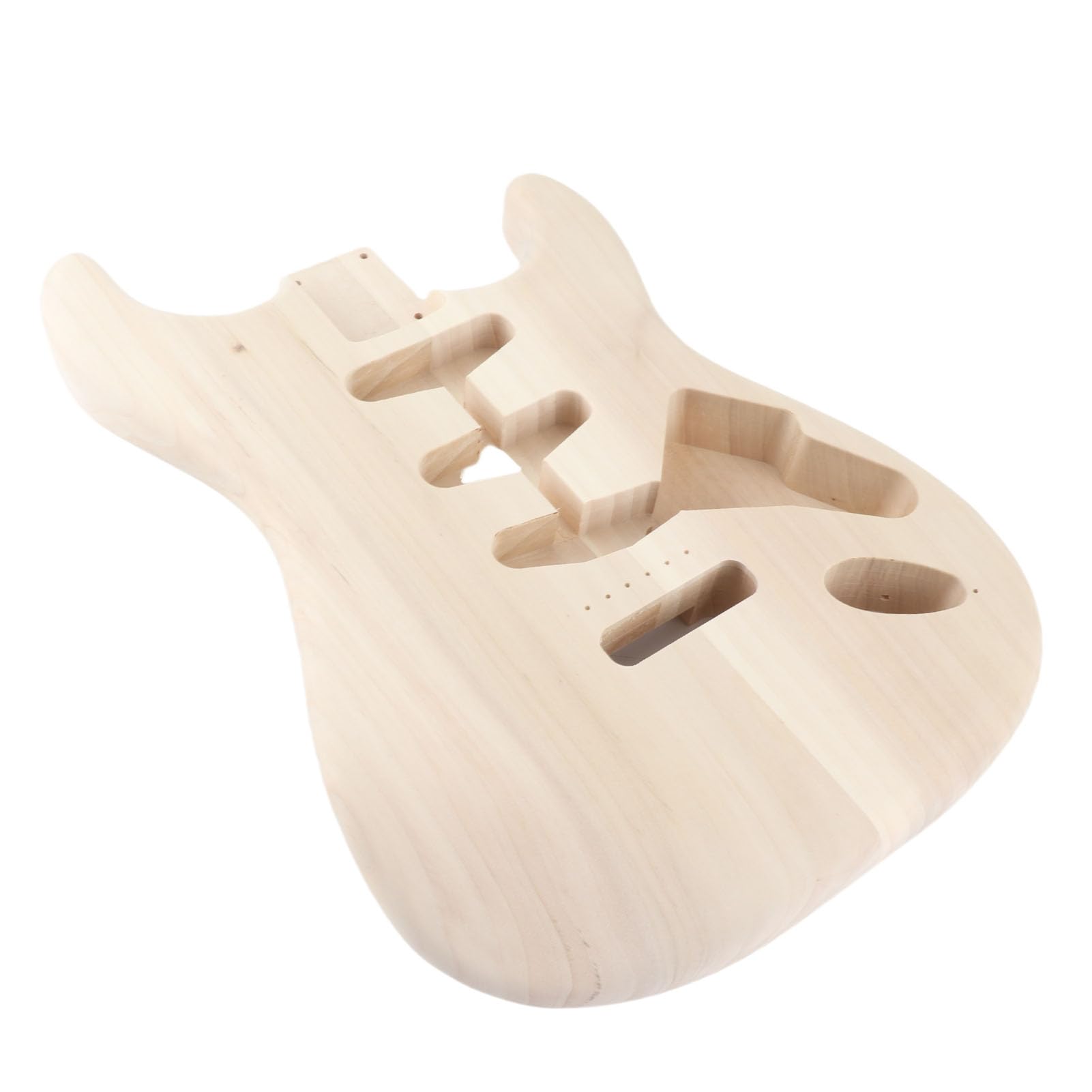 Niedokończona Gitara Elektryczna Niedokończony Korpus Gitary Elektrycznej z Drewna Orzechowego Pusty Korpus z Potrójnymi Otworami na Przetworniki Konfigurowalny Projekt dla Muzyków