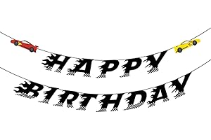 Race Car Birthday Banner, Amp Up the Excitement for Your Little Racer's Bash