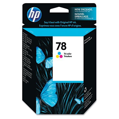 4 X HP 78, (C6578DN) Tri-color Original Ink Cartridge