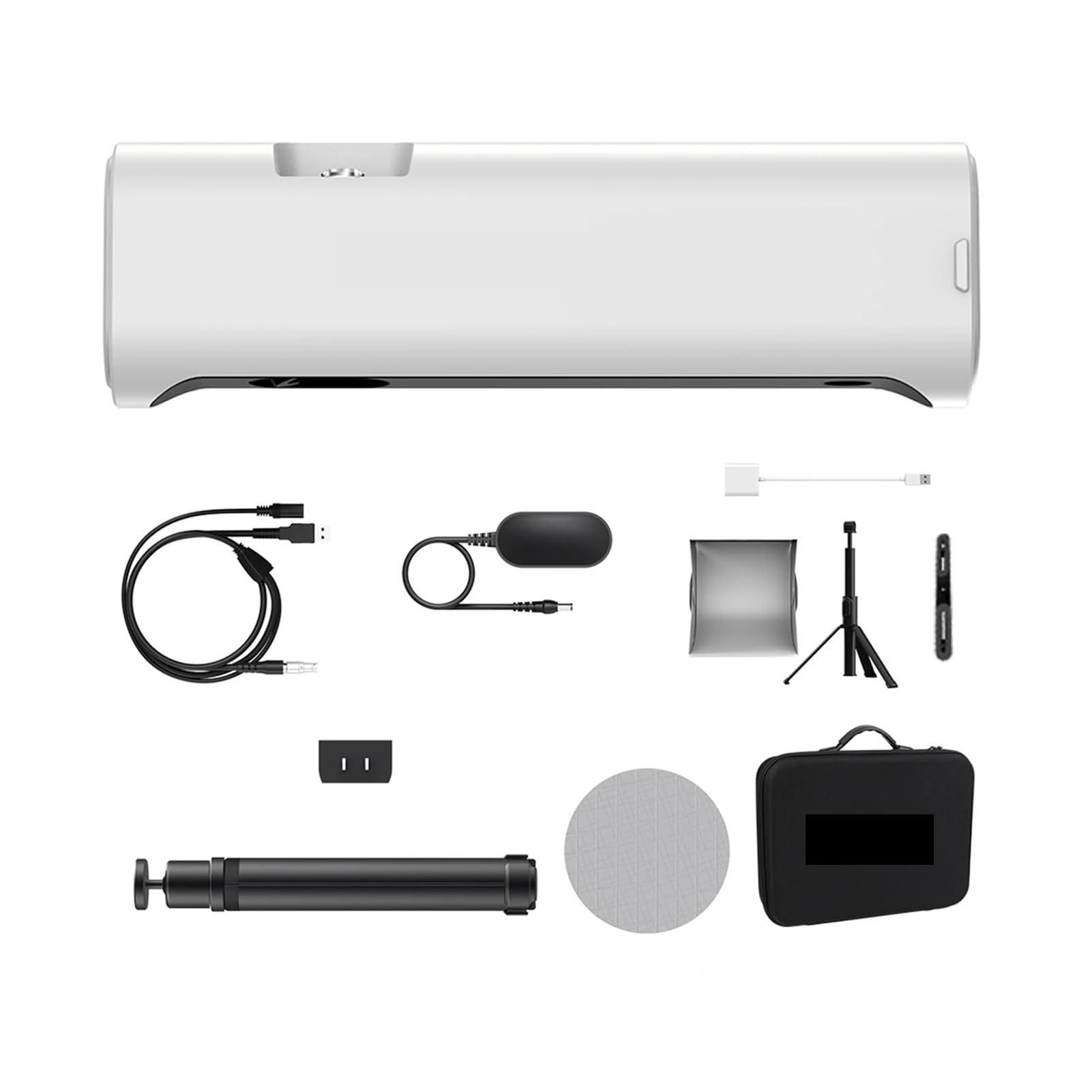 Handscanner for 3D-Druck mit 0,1 mm Genauigkeit und 10 Bildern pro Sekunde for großflächige Scans (400 x 250 mm) von schwarzen Objekten