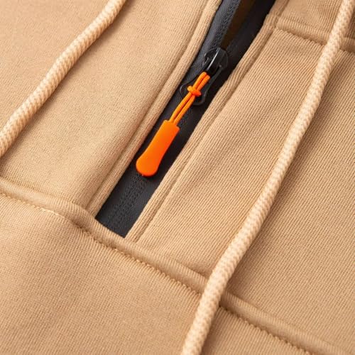 Wankang Tactical Hoodies for Men Quarter Zip Hoodies Pullover Weighted Comfort Hooded Sweatshirt Military Hoodie with Pocket4