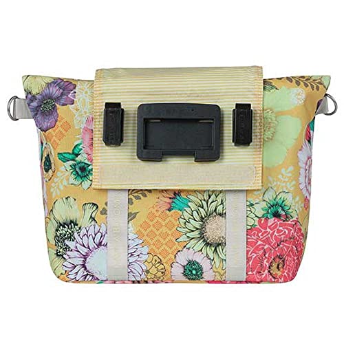 Basil Bloom Field Fahrradhandtasche KF-Hook - Geeignet für Elektrisches, City, Damenfahhrad - 8-11L - Yellow