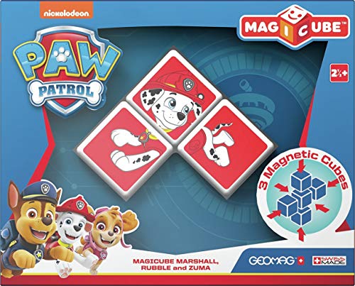 Geomag MagiCube PAW PATROL 078 Marshall, Rubble and Zuma 3 Magnetwürfel für Konstruktionen – Ansicht 3
