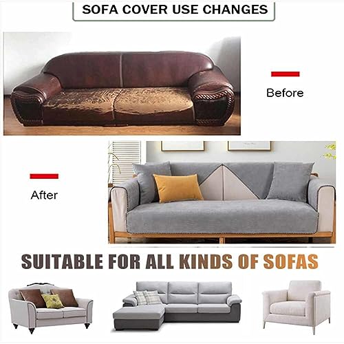 Housse de canapé extensible écologique et lavable pour protection d'angle - 7