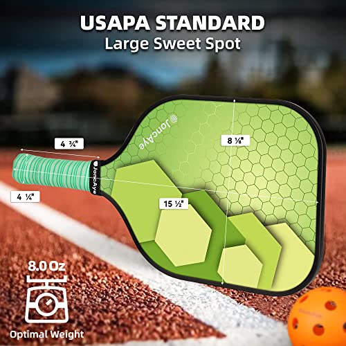 image for Pickleball-Paddles-Set of 4 or 2 Rackets by JoncAye, USAPA Approved Pi