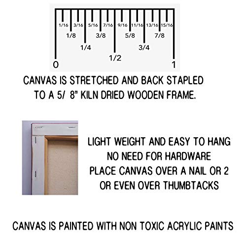 In This House We Do Autism Awareness Painted Canvas