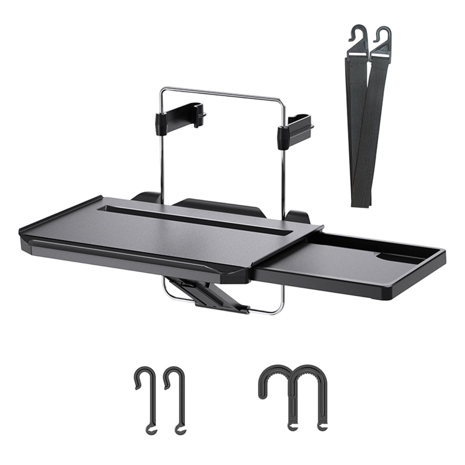 Foldable Mounted Desk for Car Use in Laptop Dining and Writing Ergonomic Back Seat Headrest Tray Portable Car Work