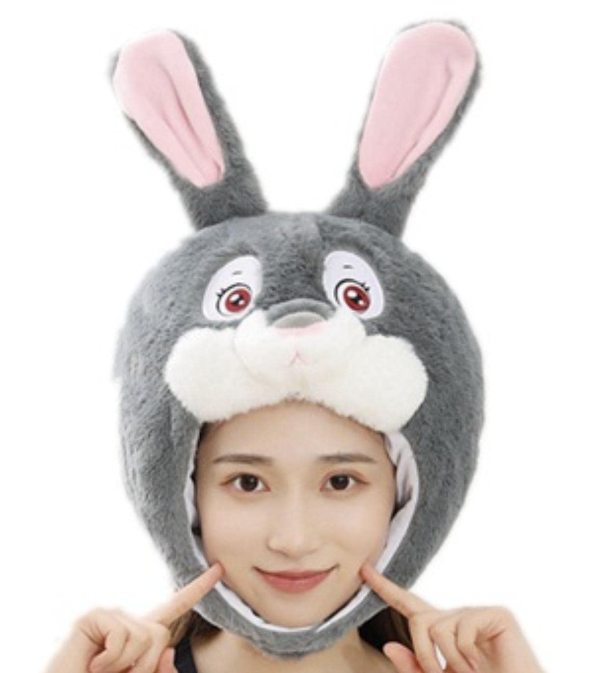 Amazon.co.jp: ロバ 帽子 うさぎ コスプレ 被り物 ぬいぐるみ【現品