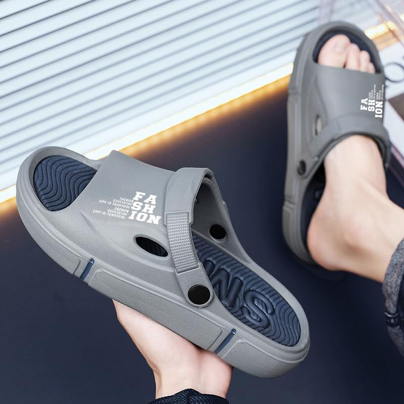 Slippers for Women and Men Quick Drying, EVA Open Toe Soft Slippers, Non-Slip Soft Shower Spa Bath Pool Gym Beach House Sandals for Indoor Outdoor3