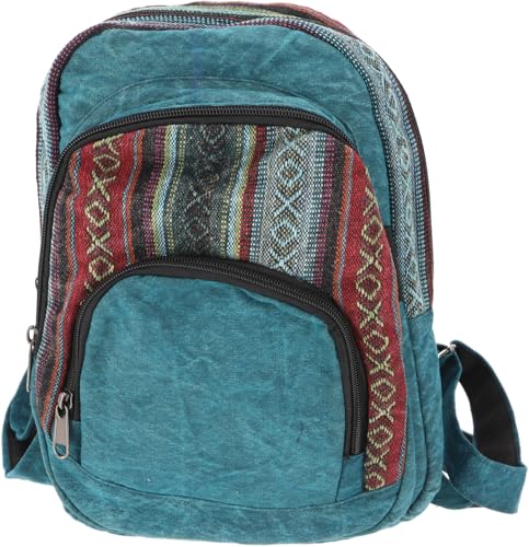 Guru-Shop Mochila - Negro, Unisex - Adultos, Algodón, Tamaño:One Size, 30x30x13 cm, Mochilas y Bolsa de Deporte