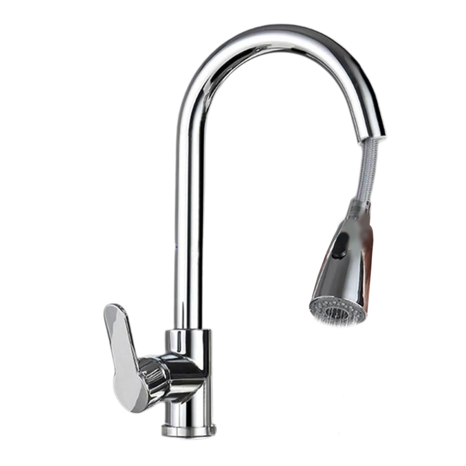 Steel Kitchen Faucet Modern Kitchen Faucet Single Handle Tap Providing Smooth Operate Simple Installs Modern