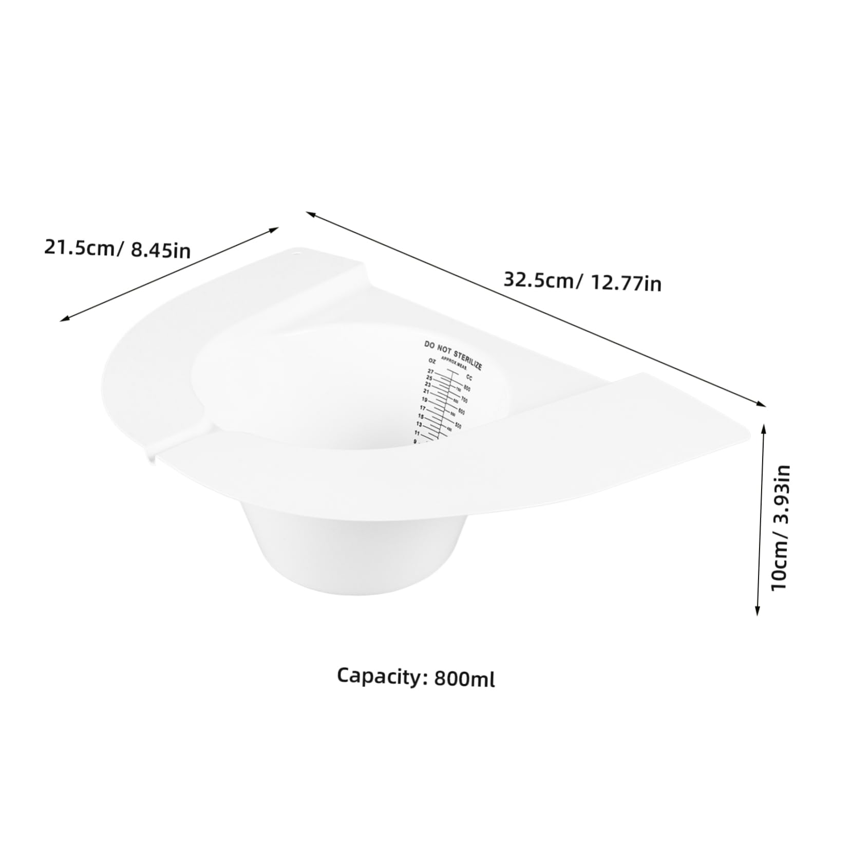 PRETYZOOM Catcher for Women 10pc Stool Hat 800ml Capacity Easy to Clean and Store