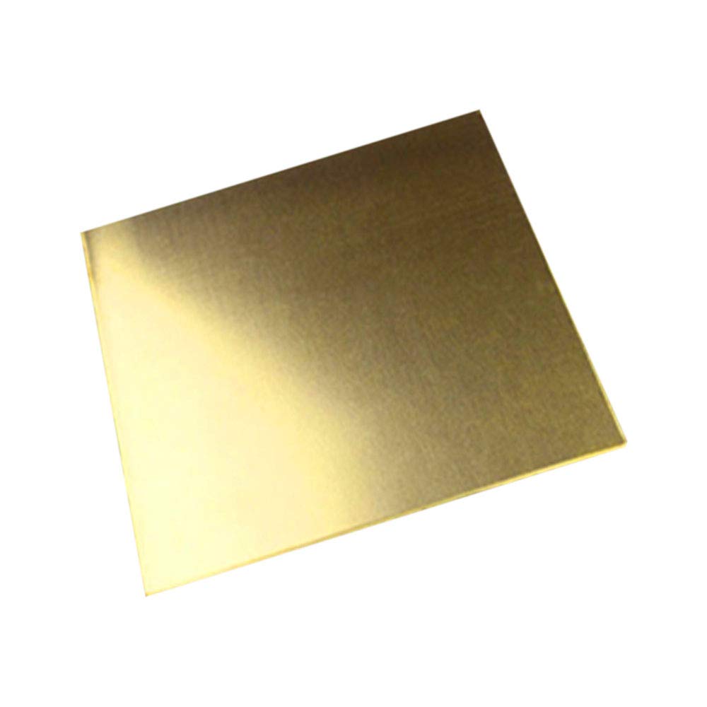 Lamiera in ottone H62 di prima qualità, piastra in ottone ad alta resistenza per fai da te, artigianato e fabbricazione, perfetta per uso domestico e professionale
