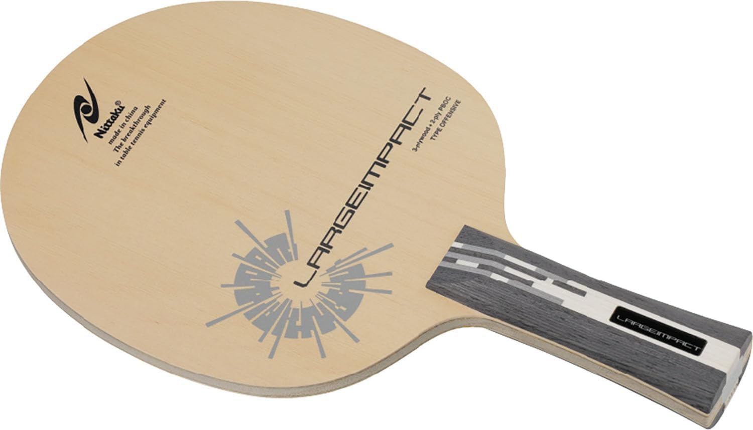 Nittaku NC-0505 Table Tennis Racket Large Impact FL Large Shake