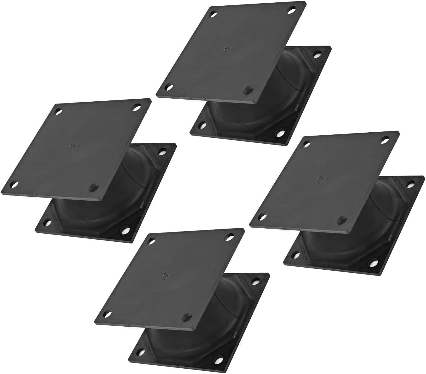 4PCS Vibratory Compactor Rubber Isolator Shock Mounts Compatible with Stanley HS6000 HS6100 HSX6 HS11000 HS6019 HS8000 HSX11 for Doosan Rubber Isolator Shock Mounts for Bobcat PCF64