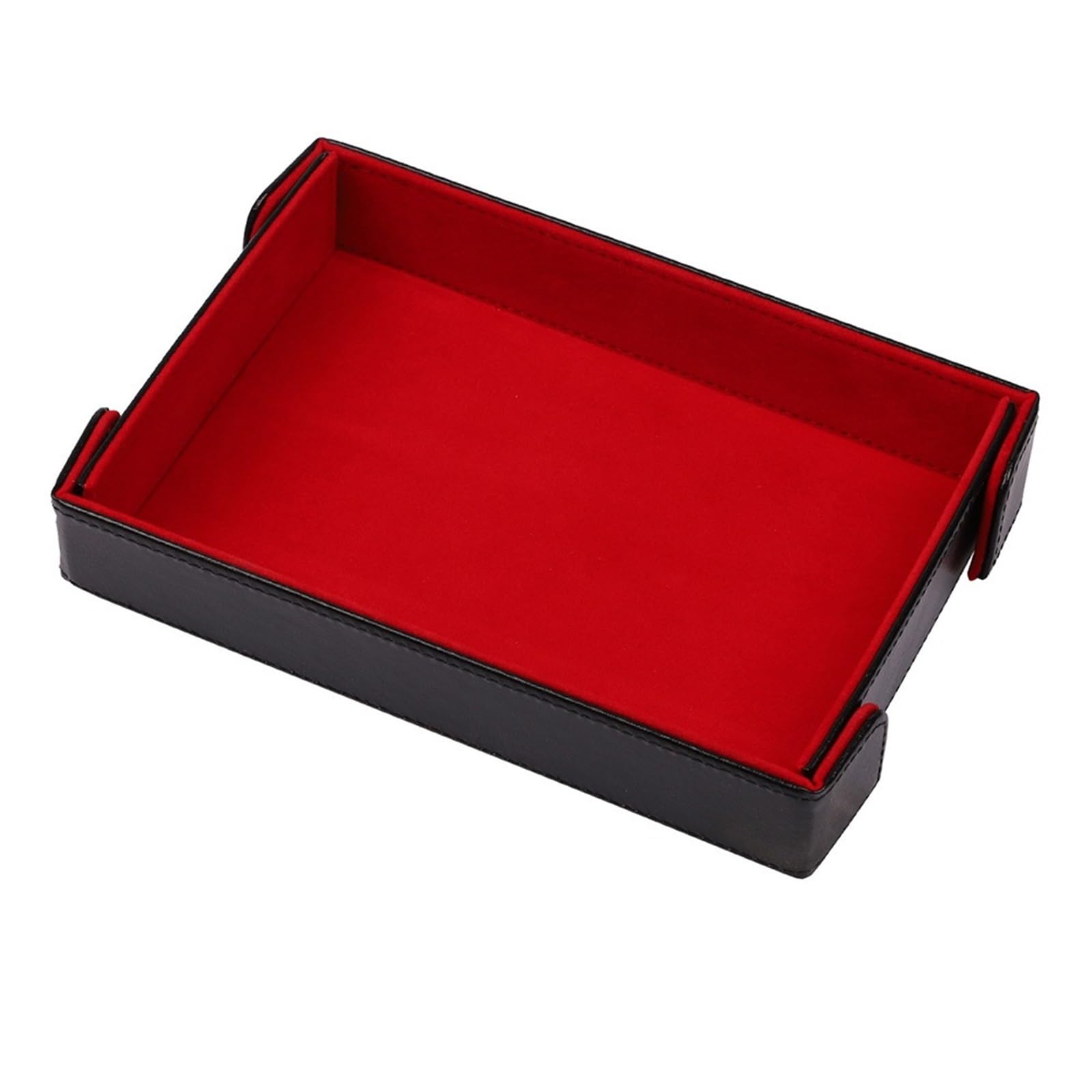 Bandeja Plegable portátil para Dados Caja de Almacenamiento Cuero PU 3 Piezas