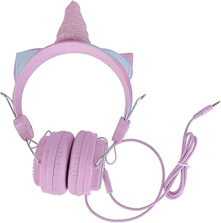 1pc Unicorn Headphones Computer Microphone Headset Music Headphones Headset Wired Headset with Microphone Wired Headset with Mic Wired PC Gaming Headset Lovely Headset Child