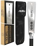 KLRStec® Sega giapponese professionale - Sega a dentatura fine Ryoba da 240 mm - ideale per la lavorazione del legno e della plastica