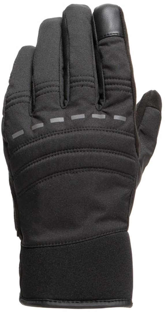 Dainese Stafford D-Dry Gloves, Guantes Moto Transpirables Verano, Hombre, Negro/Antracita, L