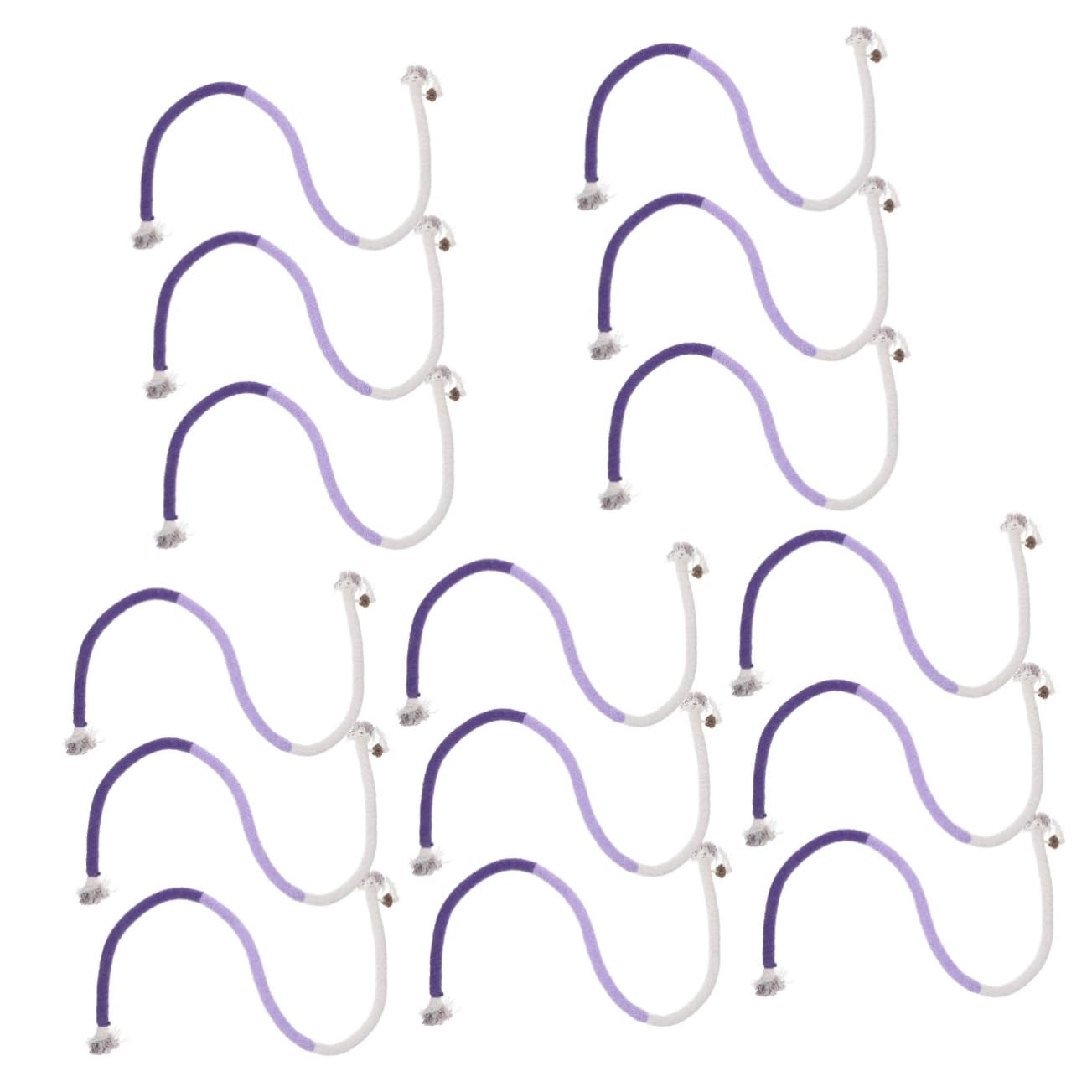 Ipetboom 15pièces Jouets Cataire pour Chats Cordes à Mâcher Interactives pour Éveiller Instinct De Chasse Et Aider à Hygiène Jouet Amusant pour Chats Intérieur