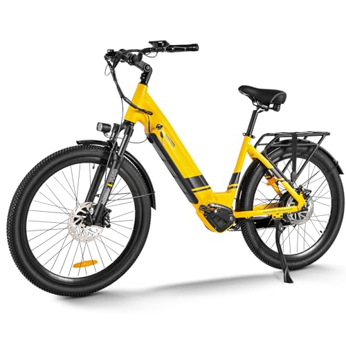 HANEVEAR E Bike Mountainbike Elektrofahrräder, EBike mit 17Ah/48V...