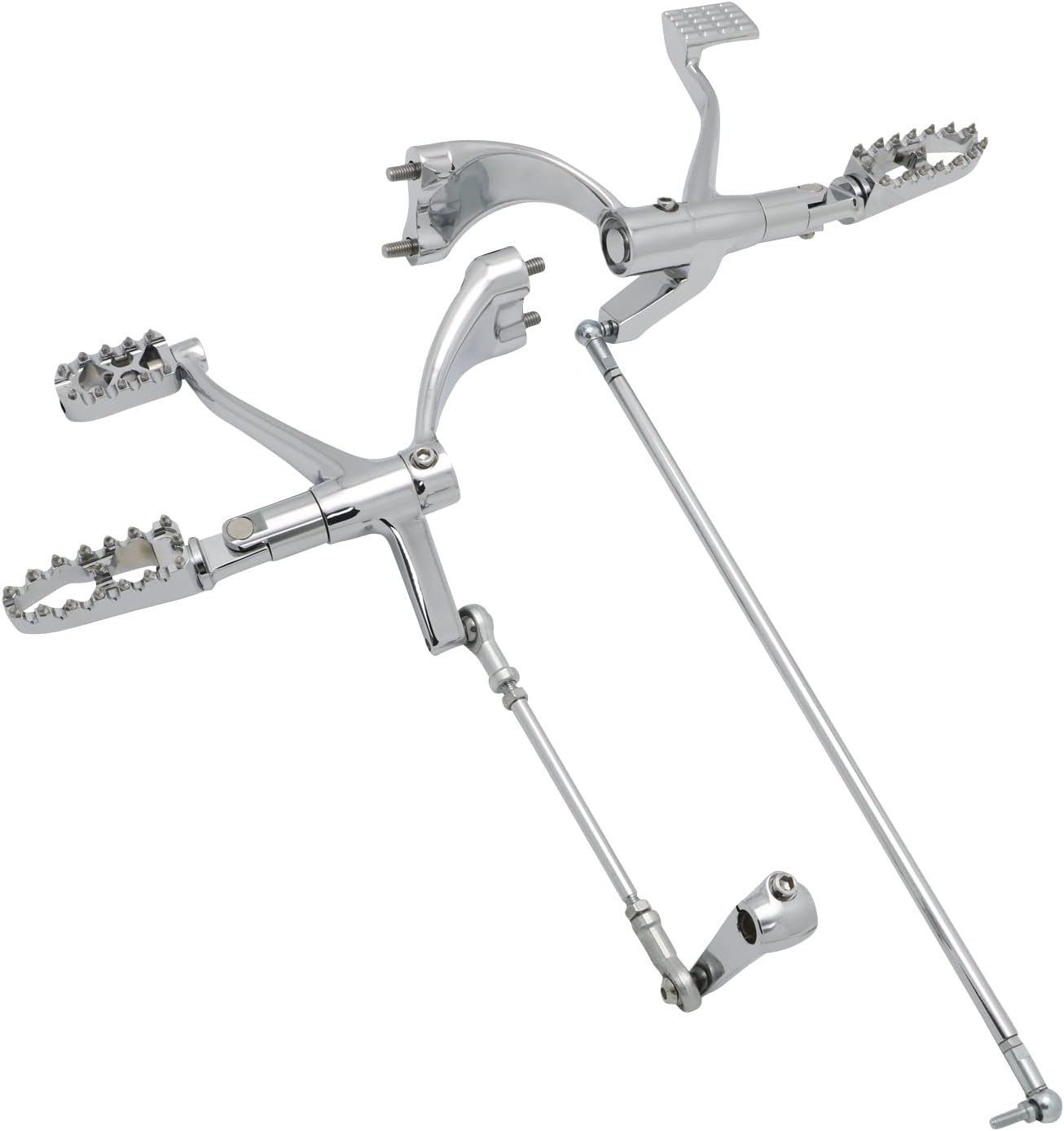 Motorcycle Forward Controls Complete Kit Pegs Levers Linkages For Harley 2004-2013 Sportster XL 883 1200 Forty Eight XL883/C/N/L/R, XL1200C/R/L/N/X