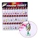 Fishing Spinner Lures Rotatable Inline Spinners Bass Trout Fishing Tackle Baits with Feather Rooster Tails Pack of 30pcs