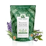 FOOT SENSE NATURAL FOOT RECOVERY SOAK - 16 oz - Naturally Soothes and Conditions Dry Tired Feet - Tea Tree Oil