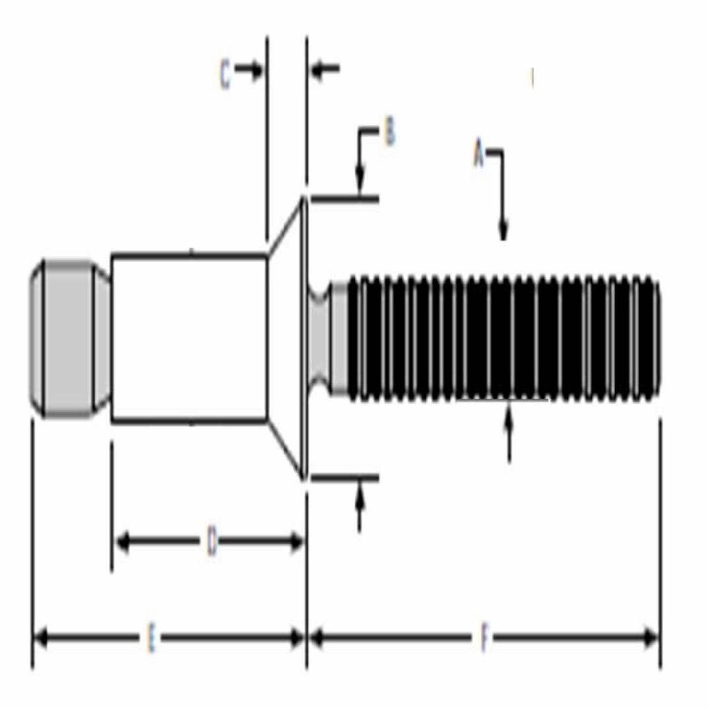 MGL100-R8-12, Huck, Magna- Rivets, Diameter: 0.250 Inch, GR Range: 0.415-0.725 Inch, 100 Deg CSK HD, Body Material: