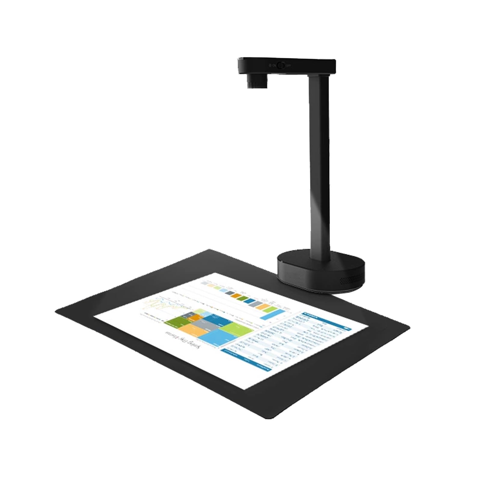 Telecamera e Visualizzatore di Documenti,16MP Scanner professionale per libri con Deskewing,OCR Scanner per l'ufficio e l'istruzione di lezioni remote, compatibile con Windows (Size:22 million pixels)