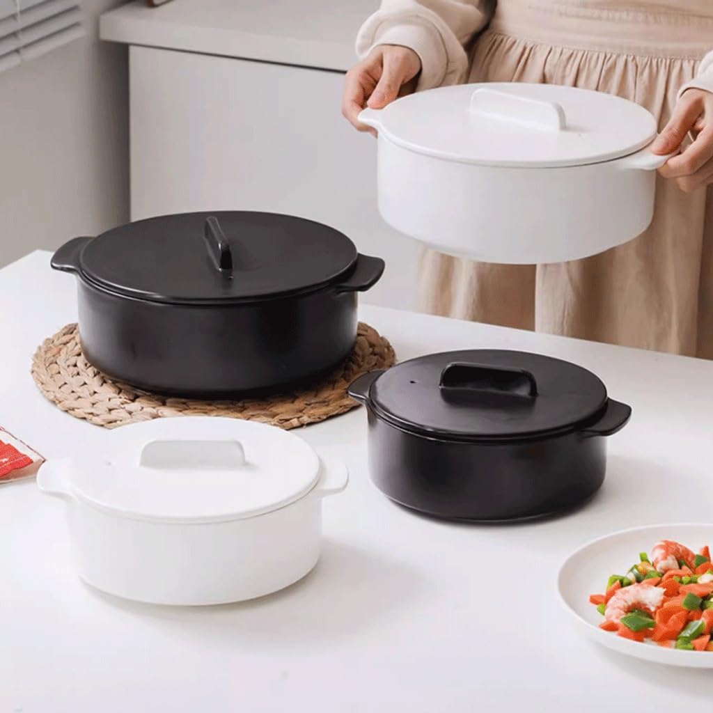 Contenitori Per la Conservazione Degli Alimenti Stoviglie For La Casa Ciotola For Noodle For Zuppa A Doppia Orecchie For Riso In Ceramica For Grande Ciotola Per Zuppa di Noodle(1)