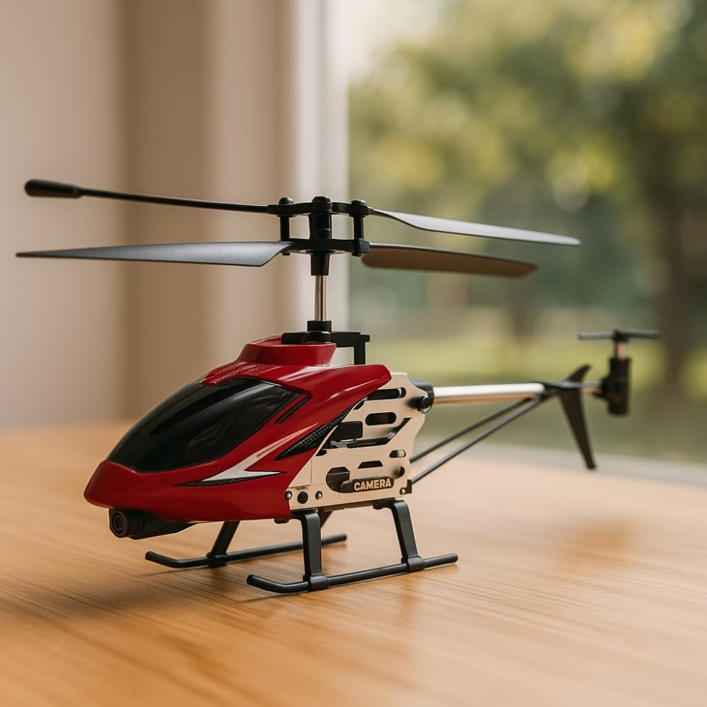 Elicottero Drone con Fotocamera 2MP Integrata WIFI, Volo Stabile e Telecomando 1-Clic, LED Frontale, Supporto Smartphone, Figure Aeree